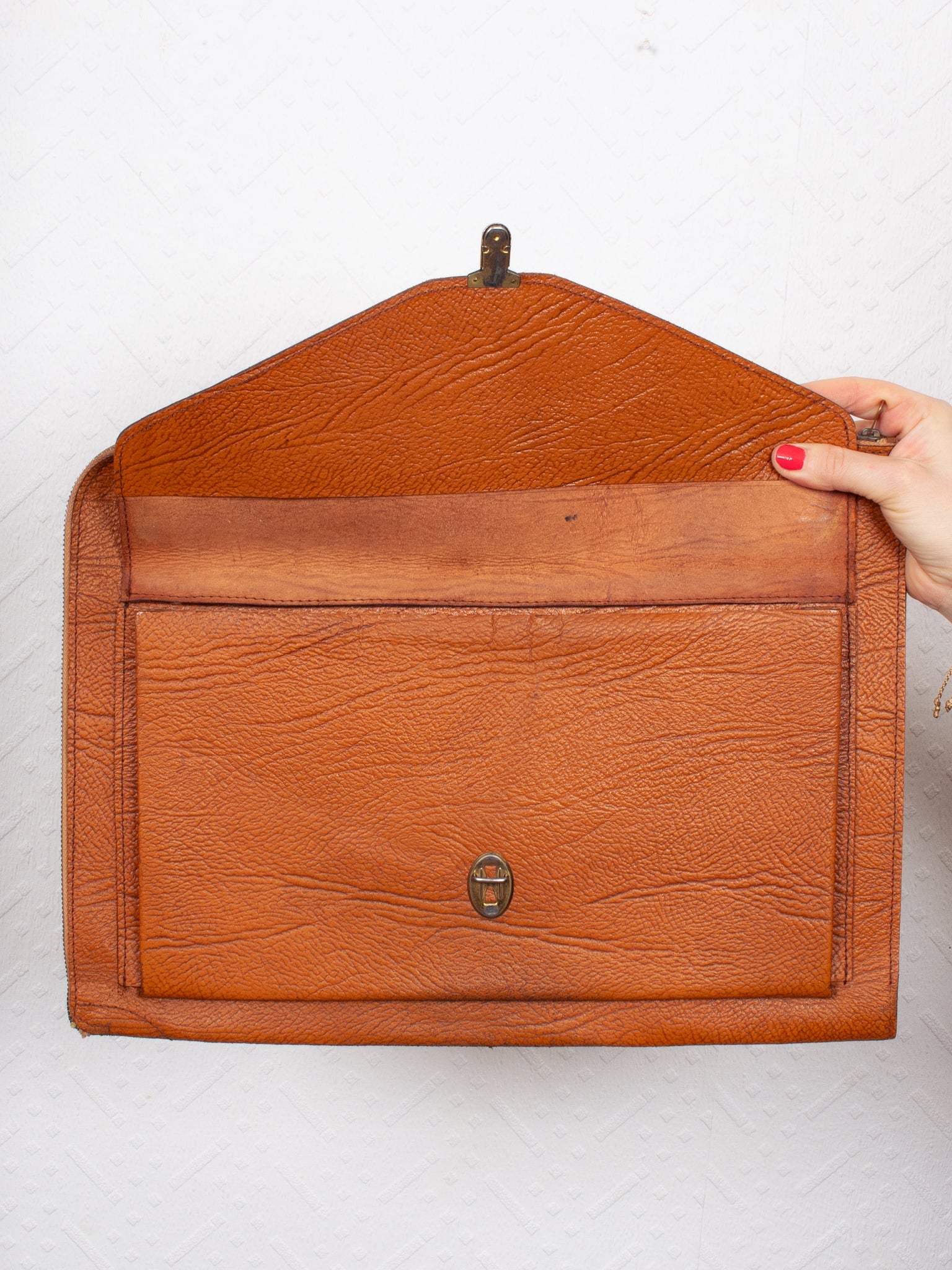 all 50s Leather Briefcase