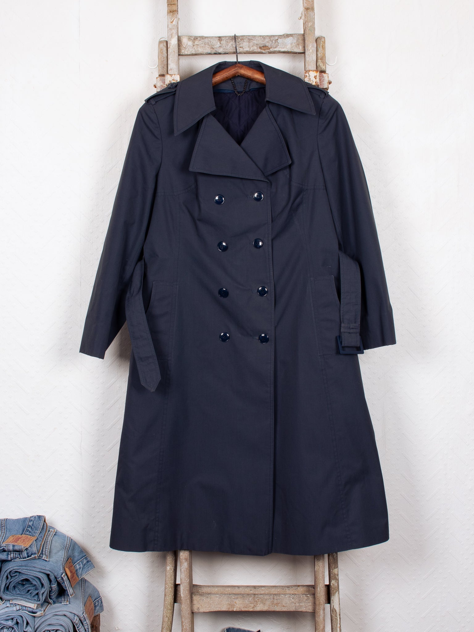 outerwear 1977 Belgian Airforce Trench Coat - M