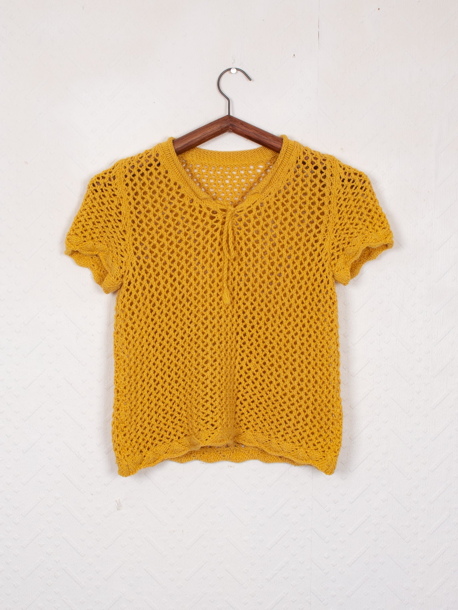 shirts & blouses 30s Crochet Top - S