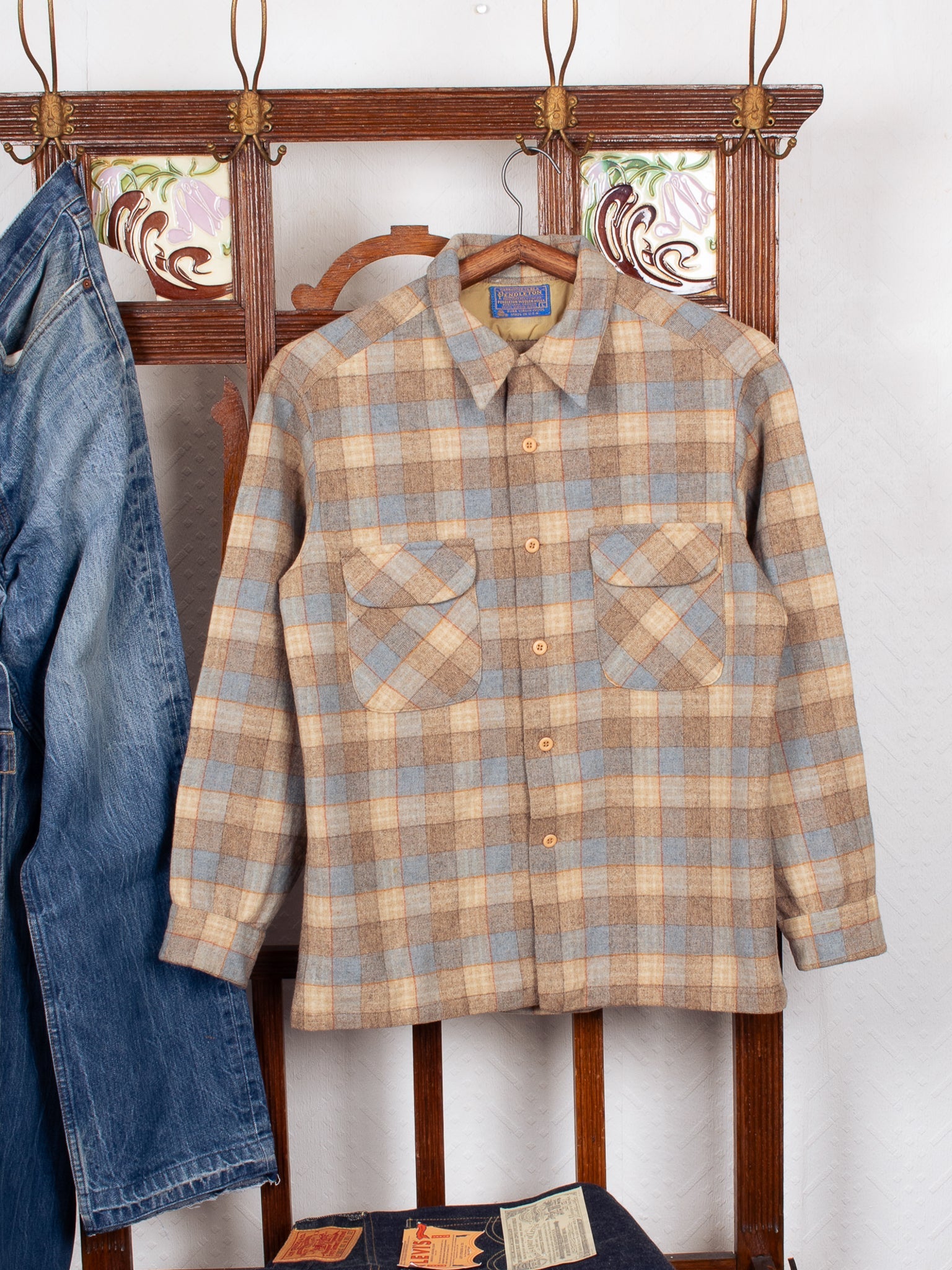 shirts & blouses 70s Pendleton Board Shirt - M