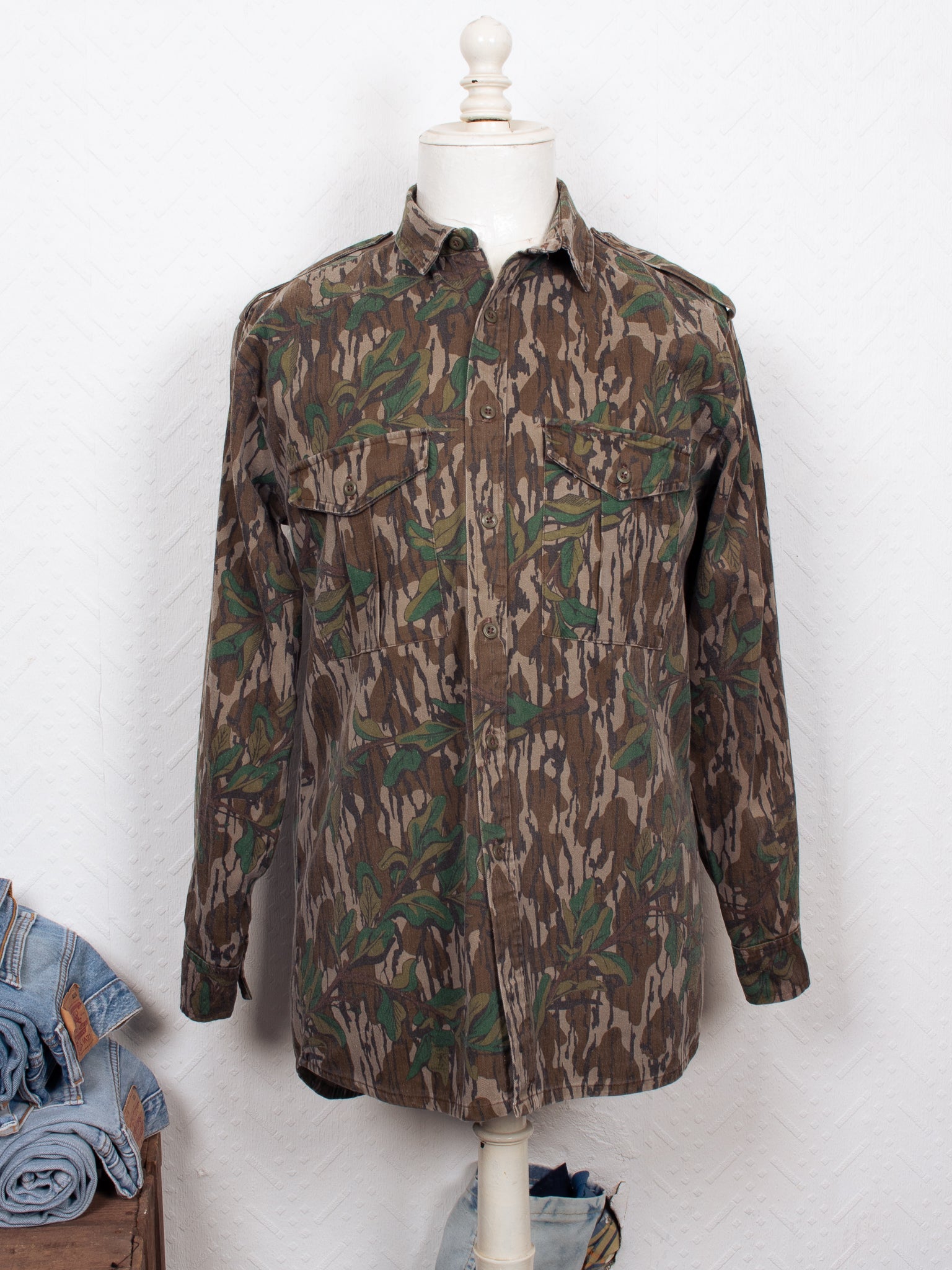 shirts & blouses 80s Mossy Oak Shirt - L