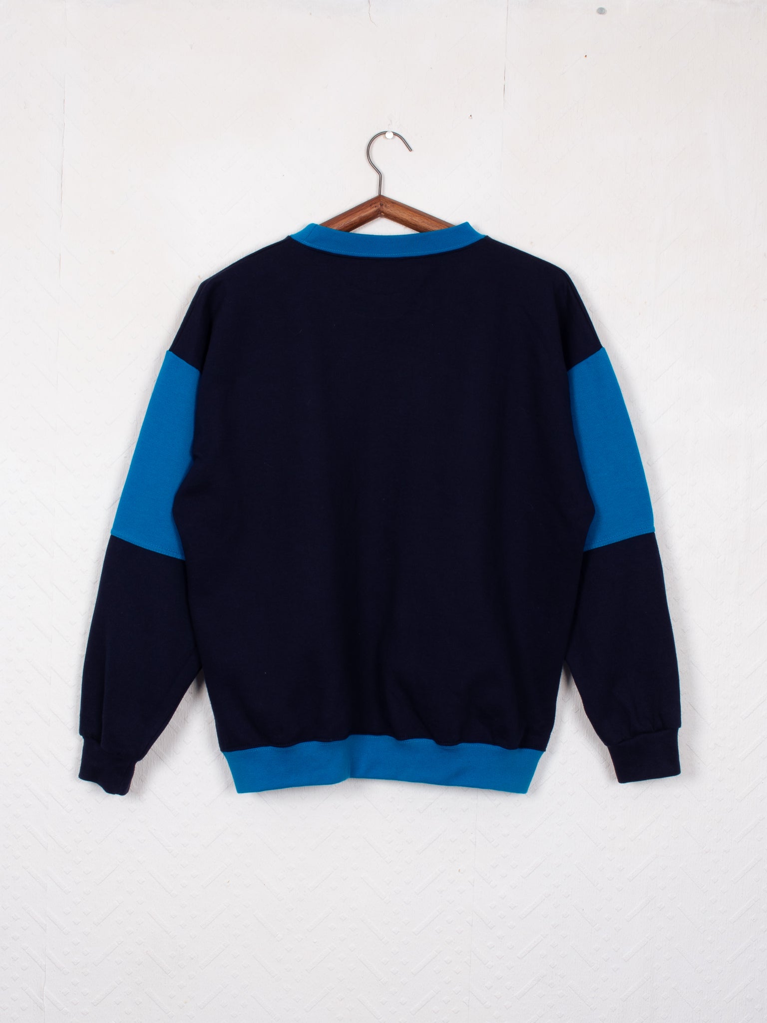 sweaters & knits 70s-80s French Worker Dual Tone Sweat - XL