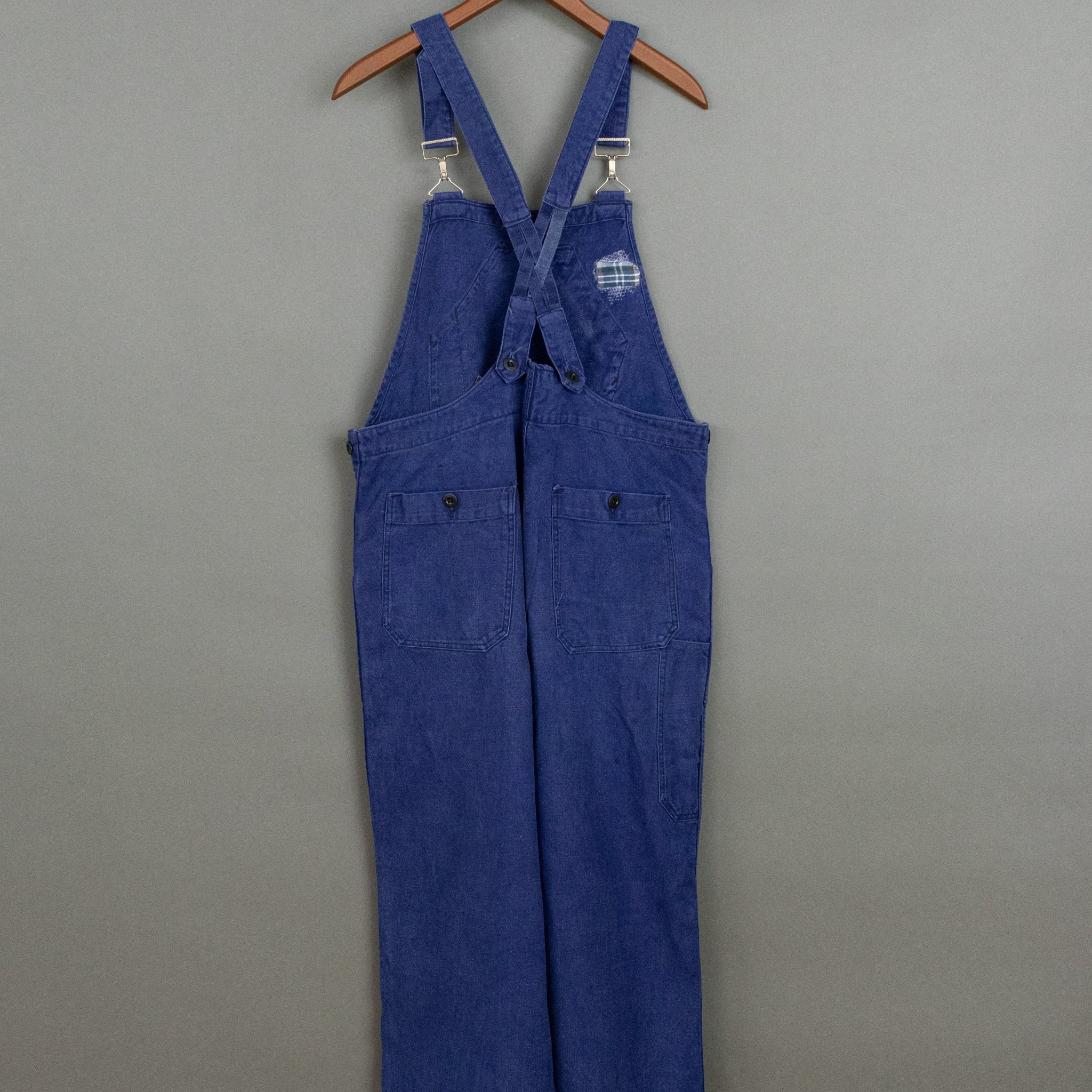 Vintage '40s Vintage French Bleu de Travail Overalls