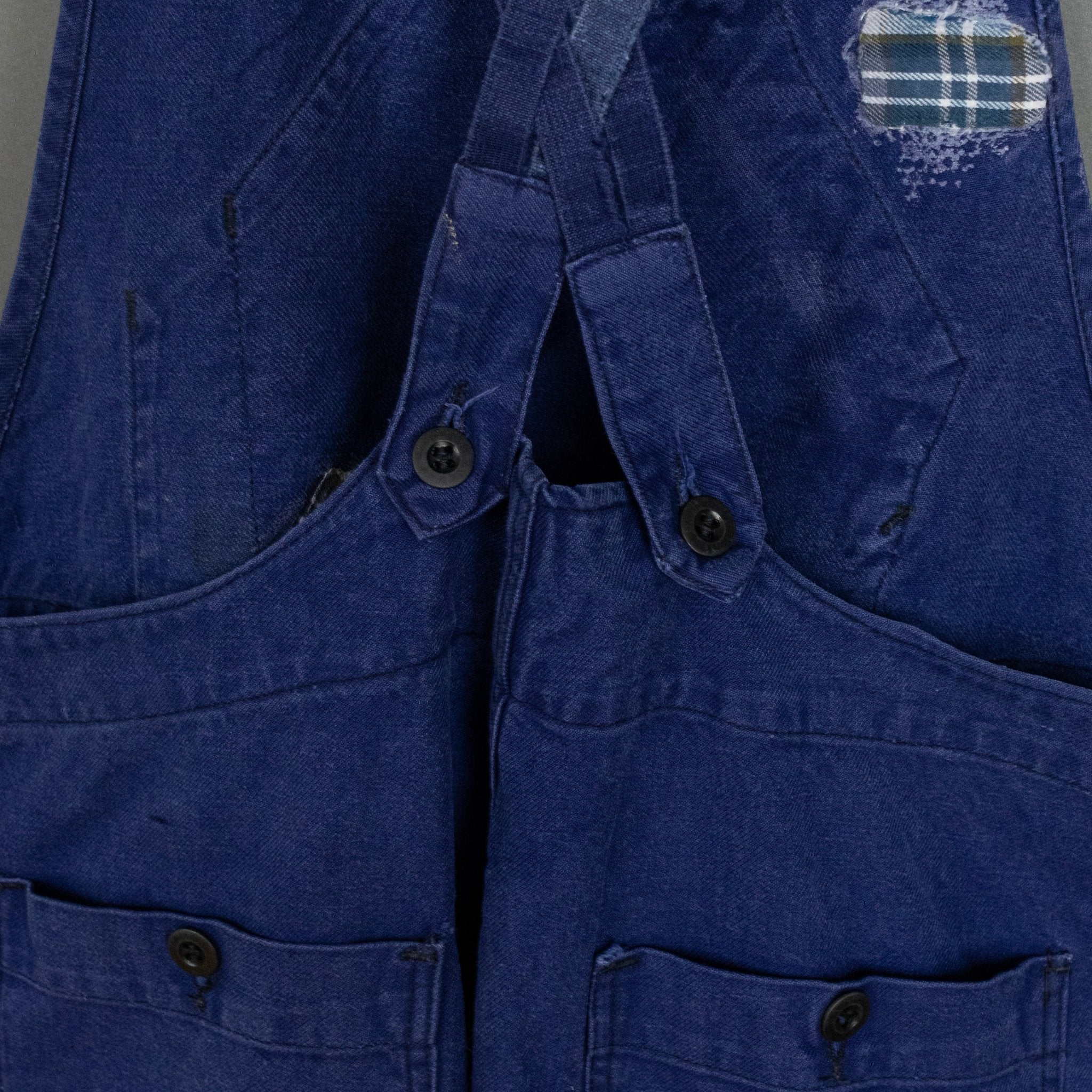 Vintage '40s Vintage French Bleu de Travail Overalls