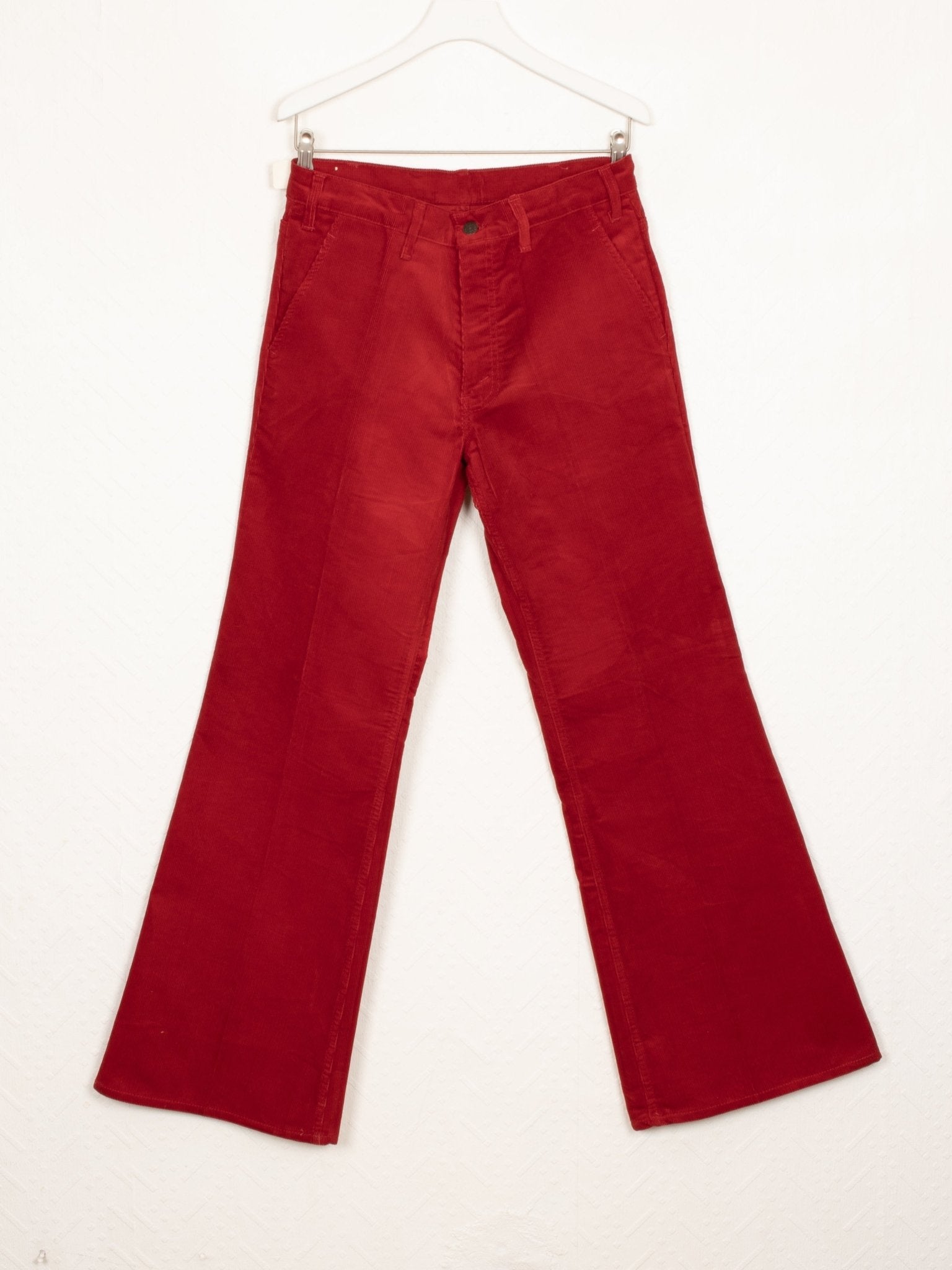 1970s Levi's 640 Scarlet Red Corduroy Flares