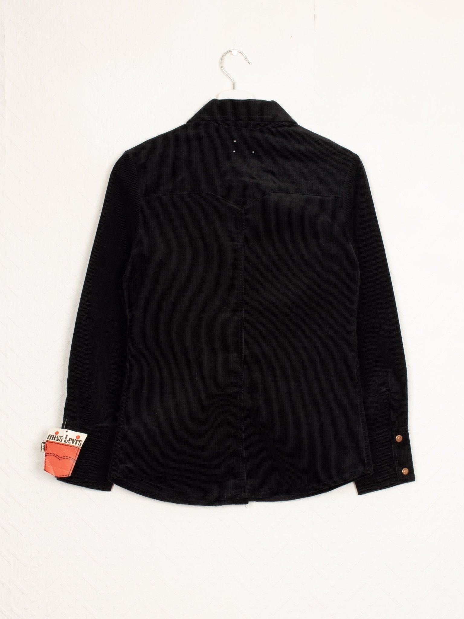 1970s Levi's Black Corduroy Sawtooth Shirt