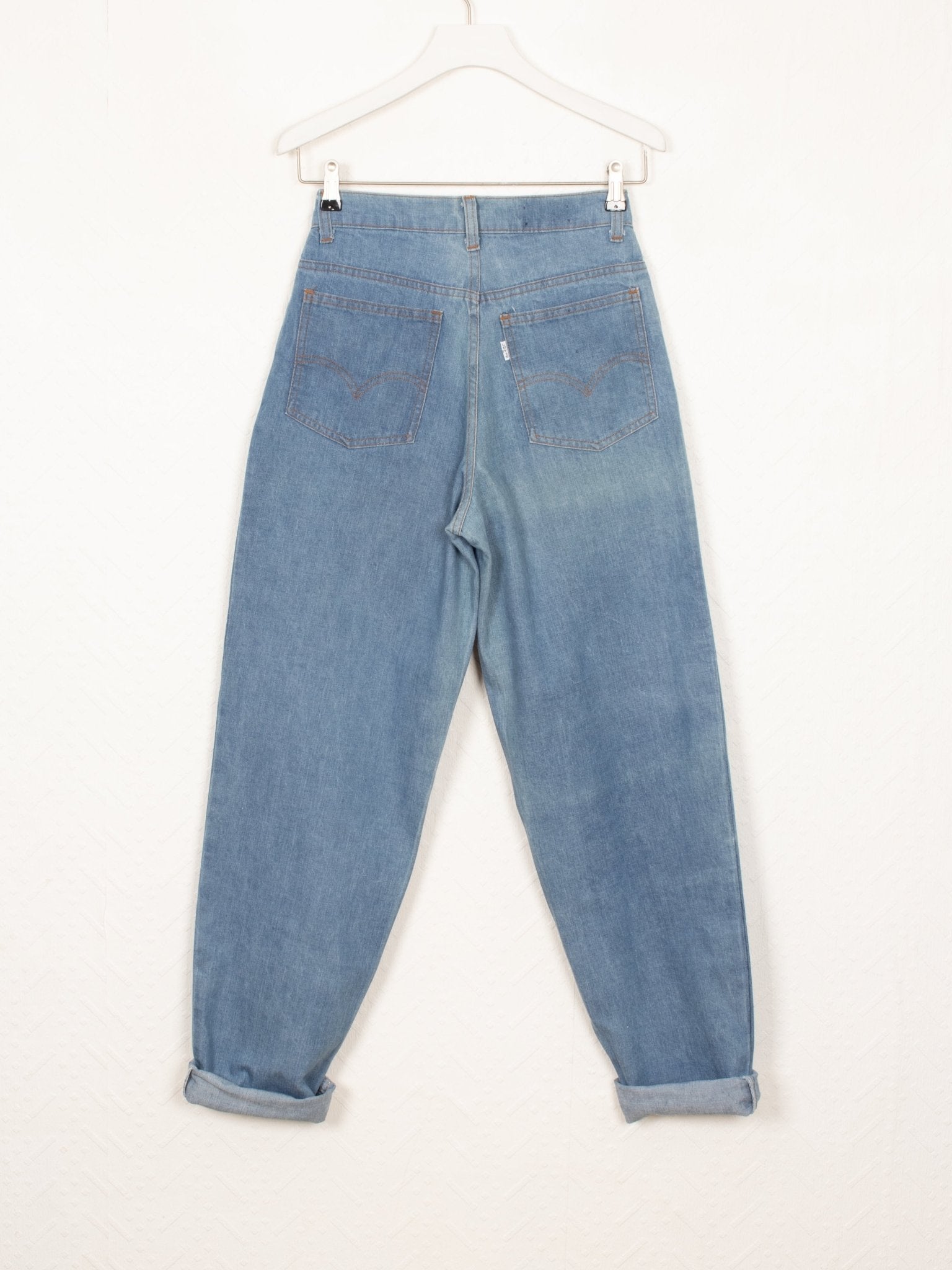 1980s Levi's 616 Faded High Waist Loose Taper Jeans