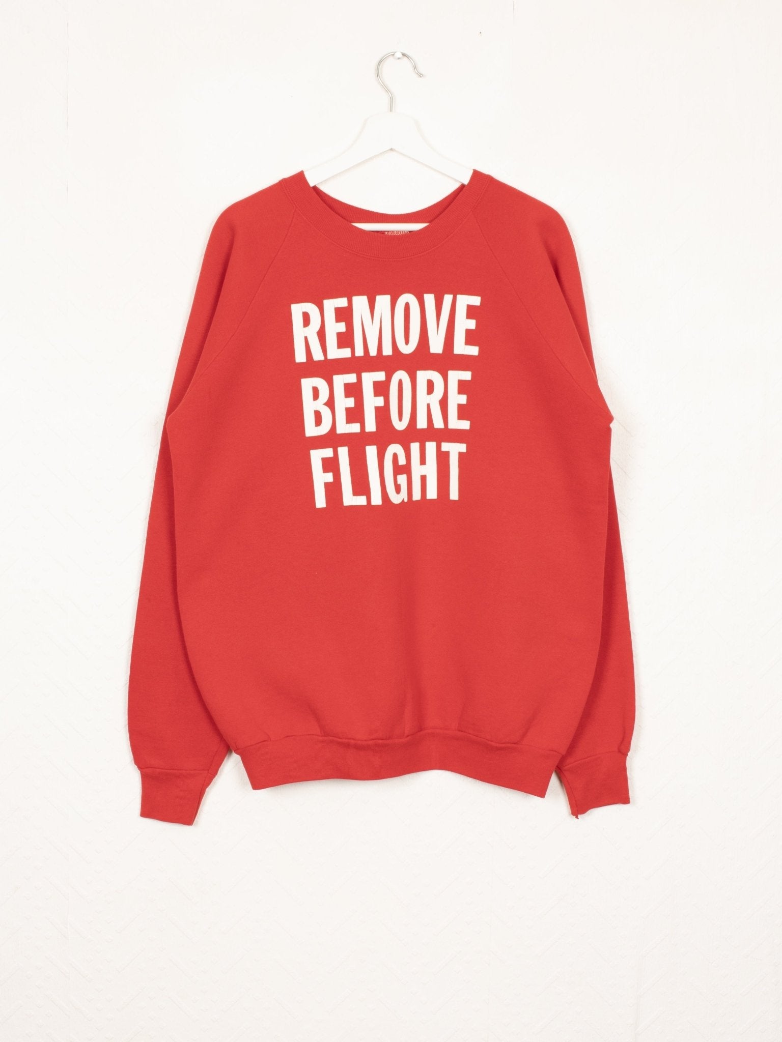 vintage 1990s "Remove Before Flight" 50/50 Sweatshirt