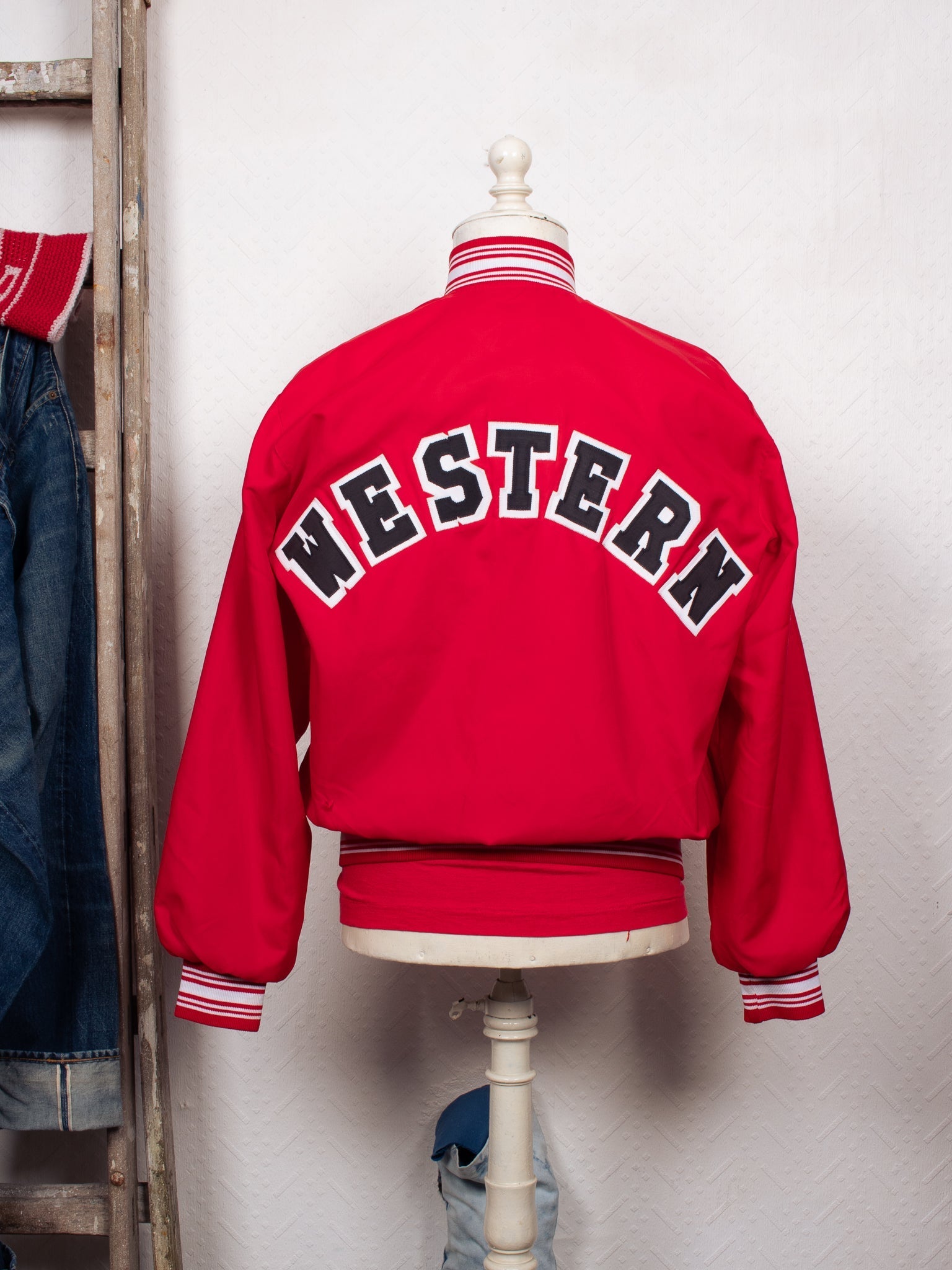 vintage 90s Western Uni Varsity Jacket