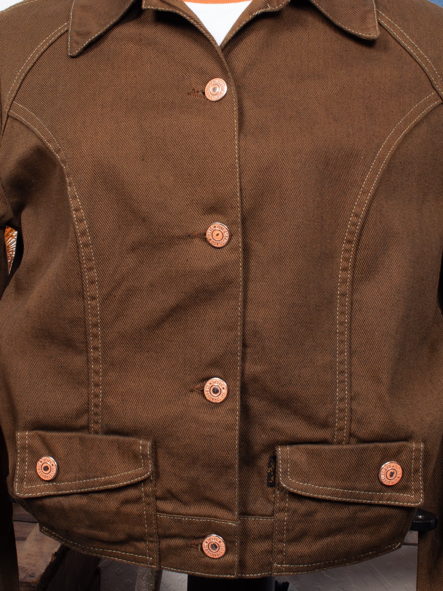 vintage 70s Levi's Cropped Denim Jacket