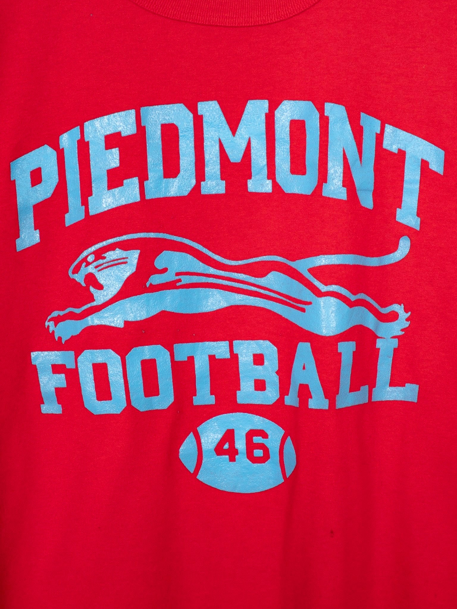 90s Russell Athletic Piedmont Football Tee - XL