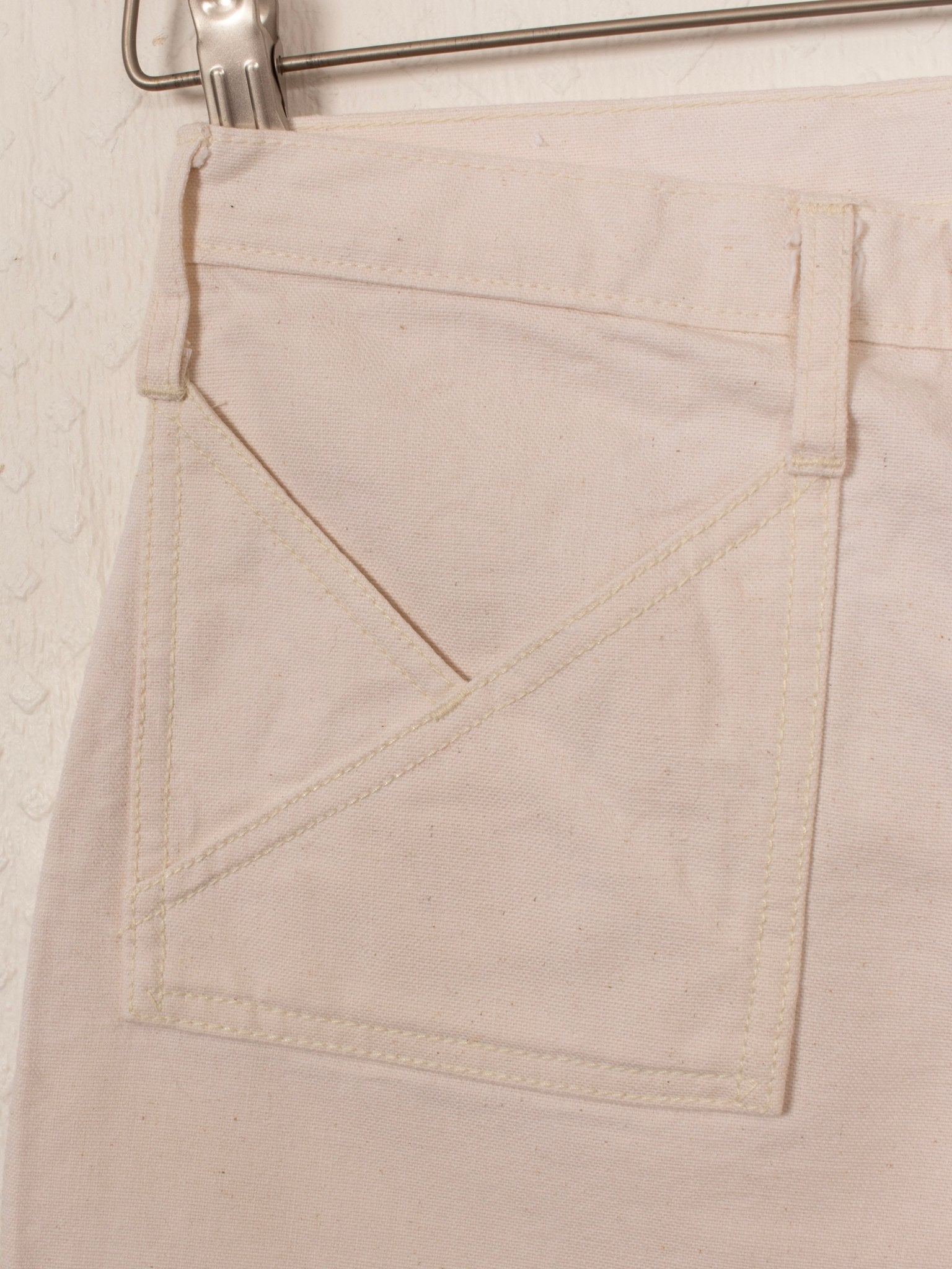 pants & trousers 1970s Miss Levi's Cotton Canvas Wide Leg Pants - W28