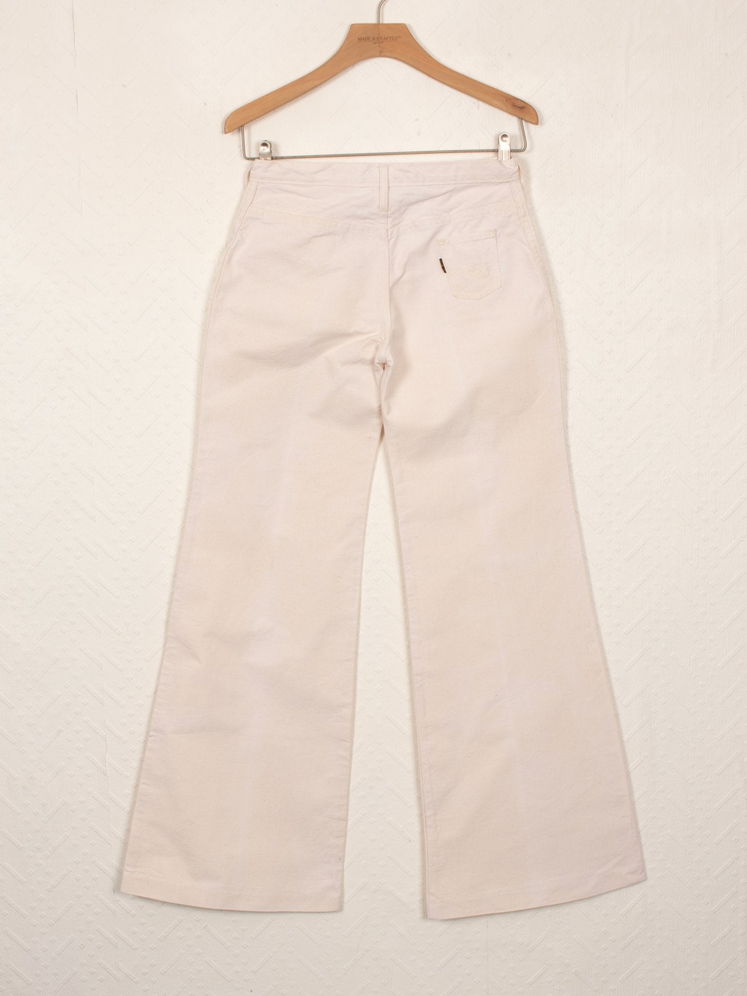 pants & trousers 1970s Miss Levi's Cotton Canvas Wide Leg Pants - W28