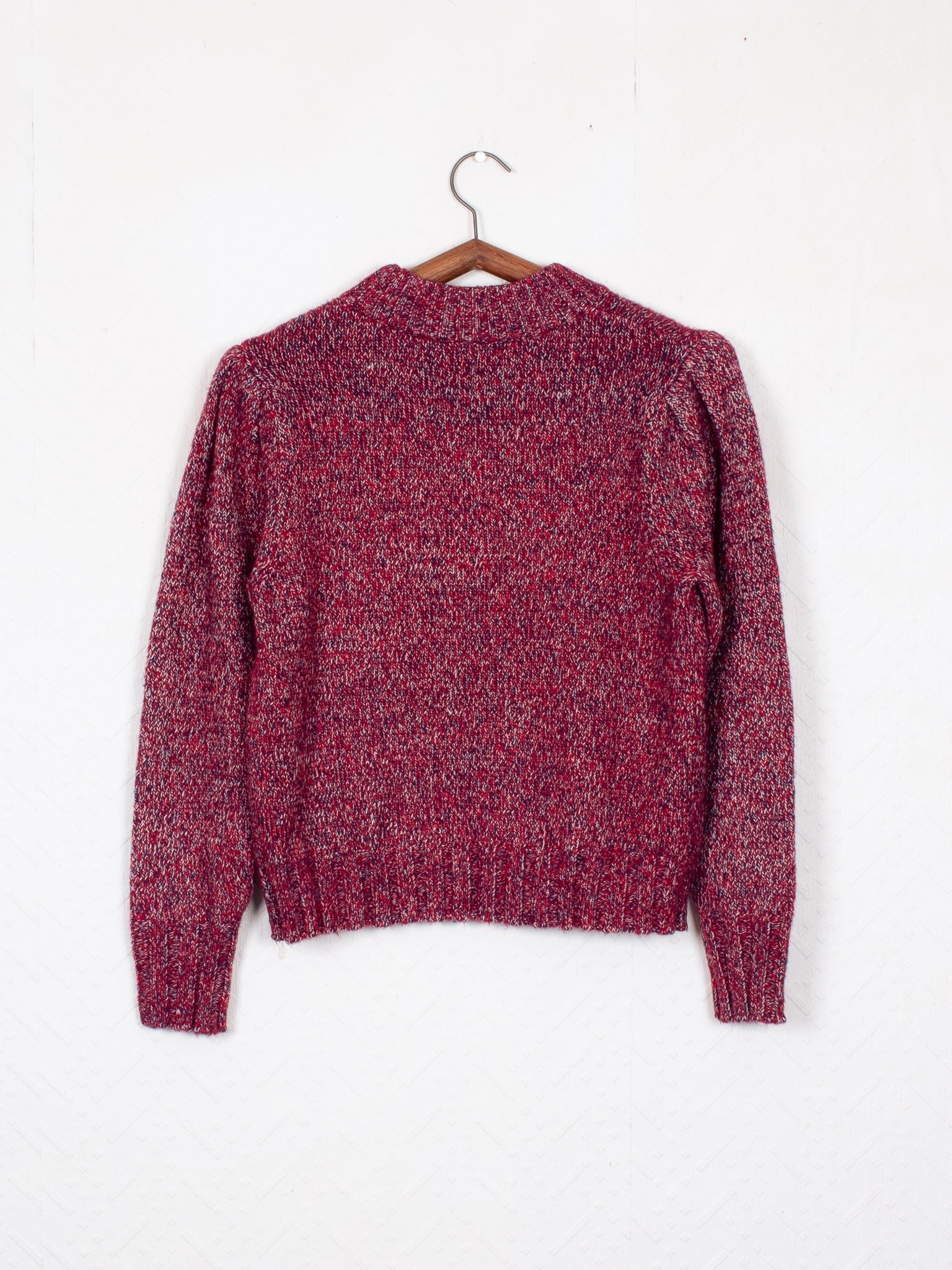 sweatshirts & jumpers 50s Danish Wool Hand Knit Jumper - S