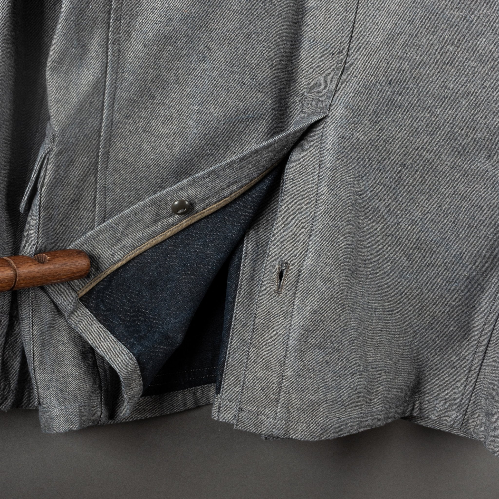 Vintage '40s Vintage French Factory Supervisor Chore Coat