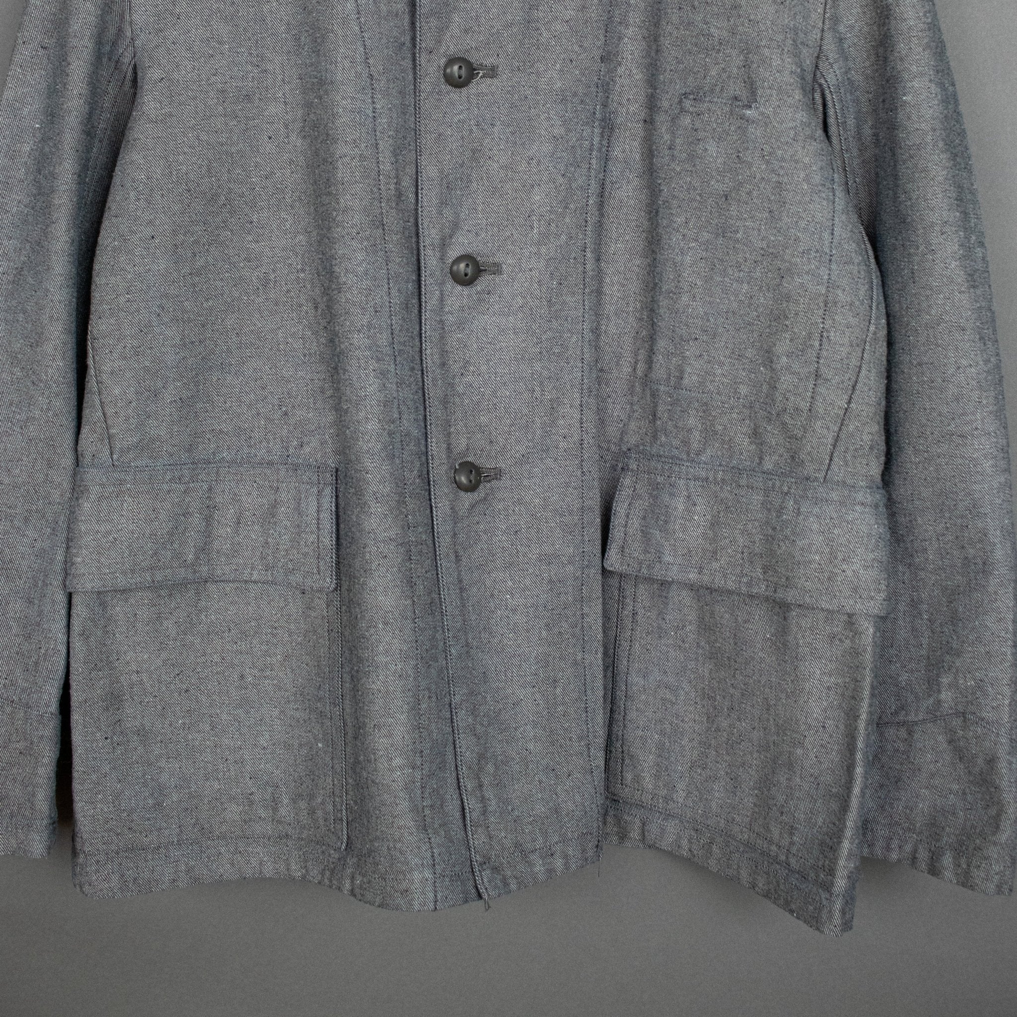 Vintage '40s Vintage French Factory Supervisor Chore Coat