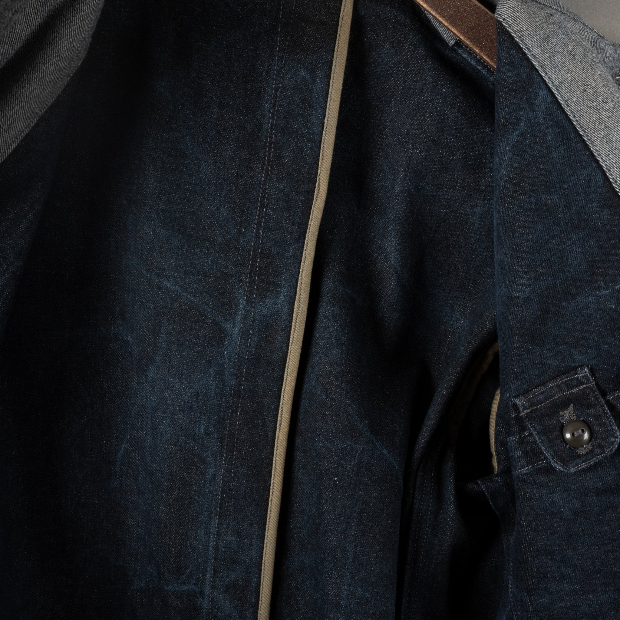 Vintage '40s Vintage French Factory Supervisor Chore Coat