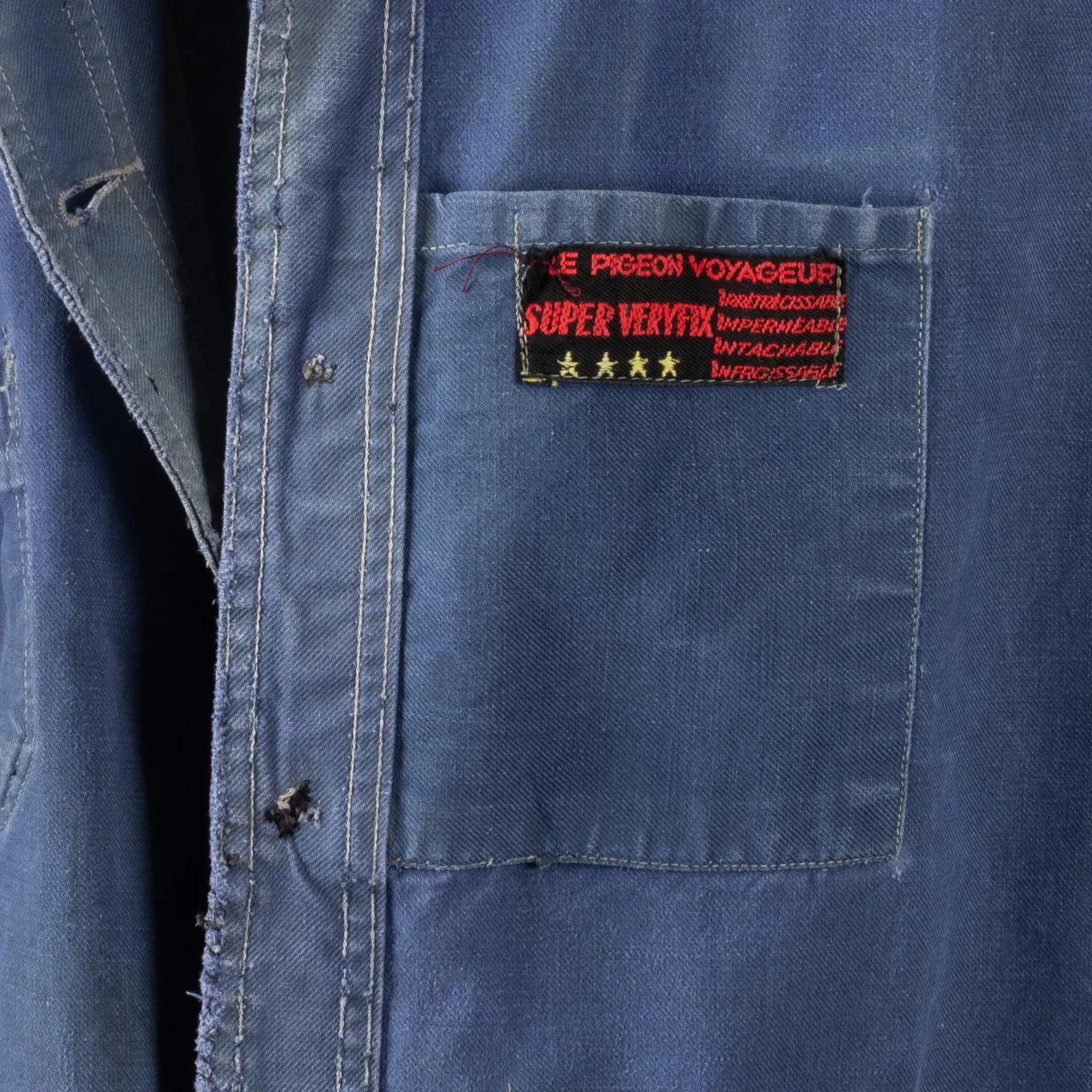 Vintage '40s Vintage French Moleskin Chore Coat