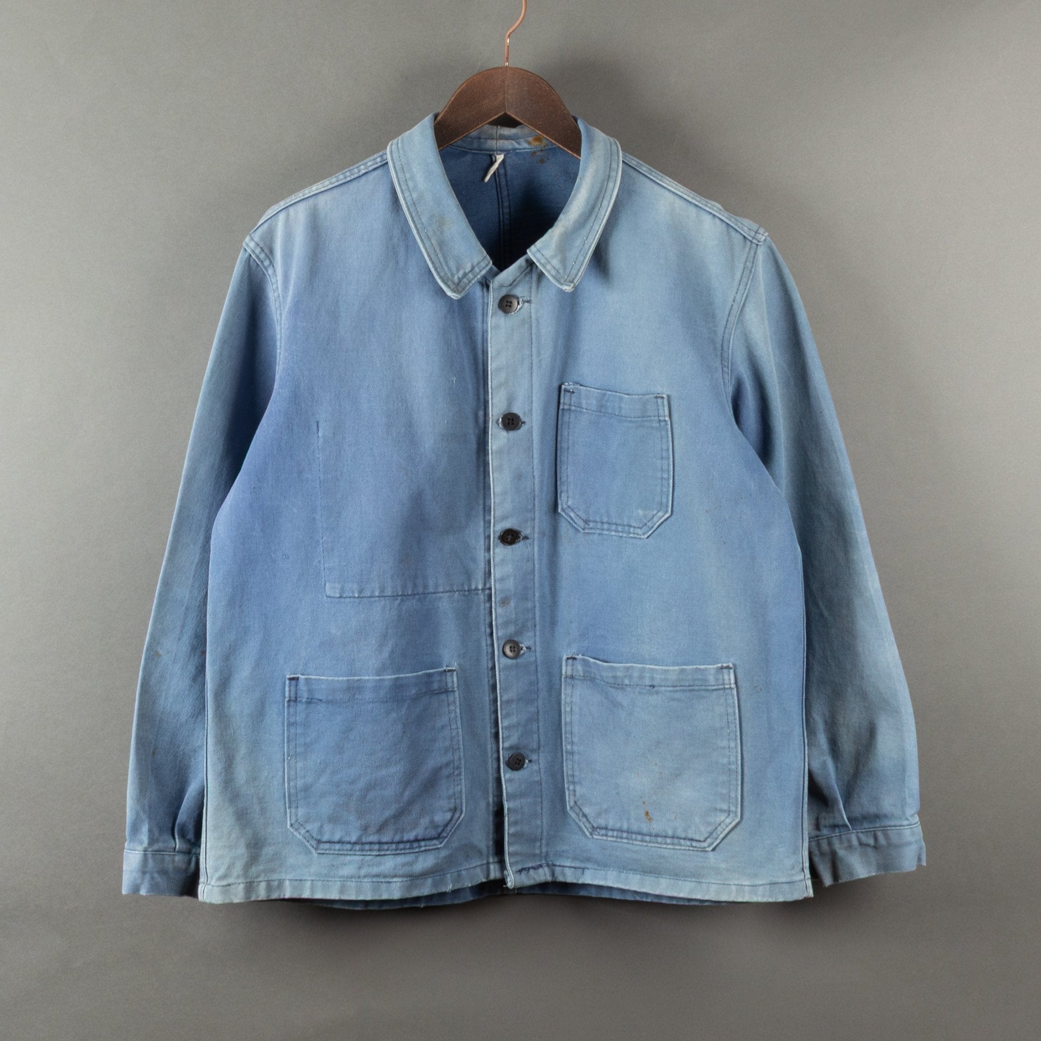 Vintage '50s Vintage French Moleskin Chore Coat