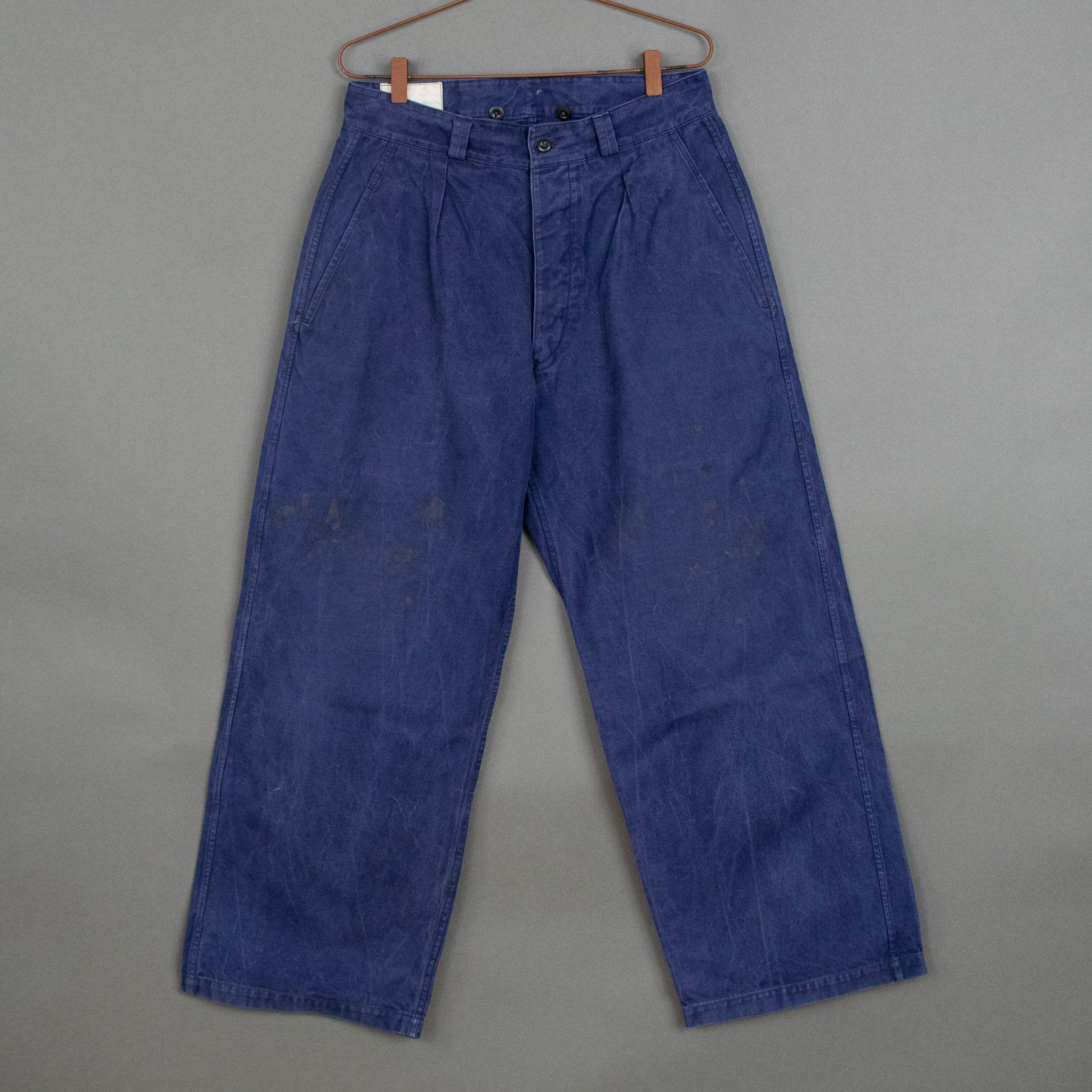 Vintage '50s Vintage French Moleskin Work Trousers
