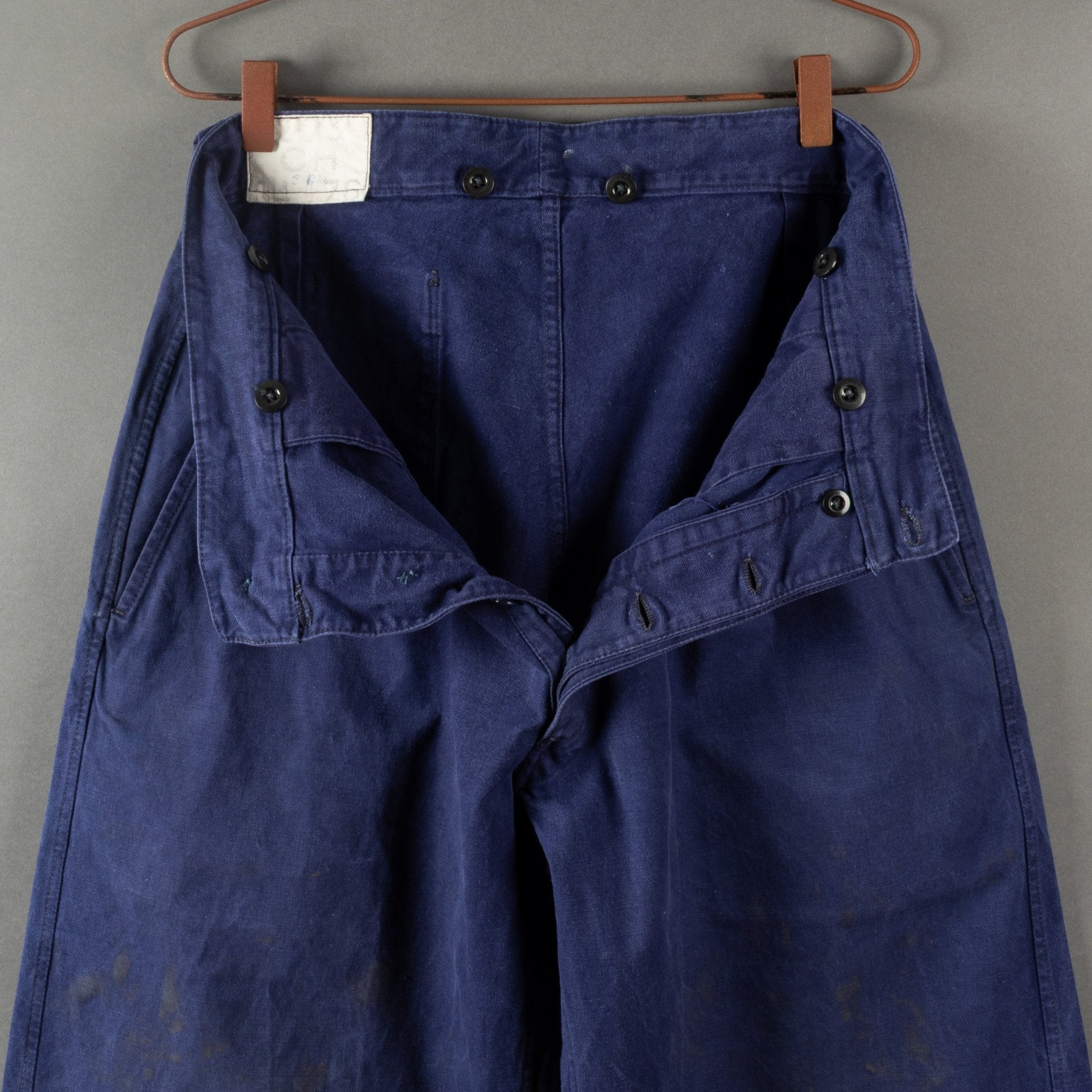 Vintage '50s Vintage French Moleskin Work Trousers