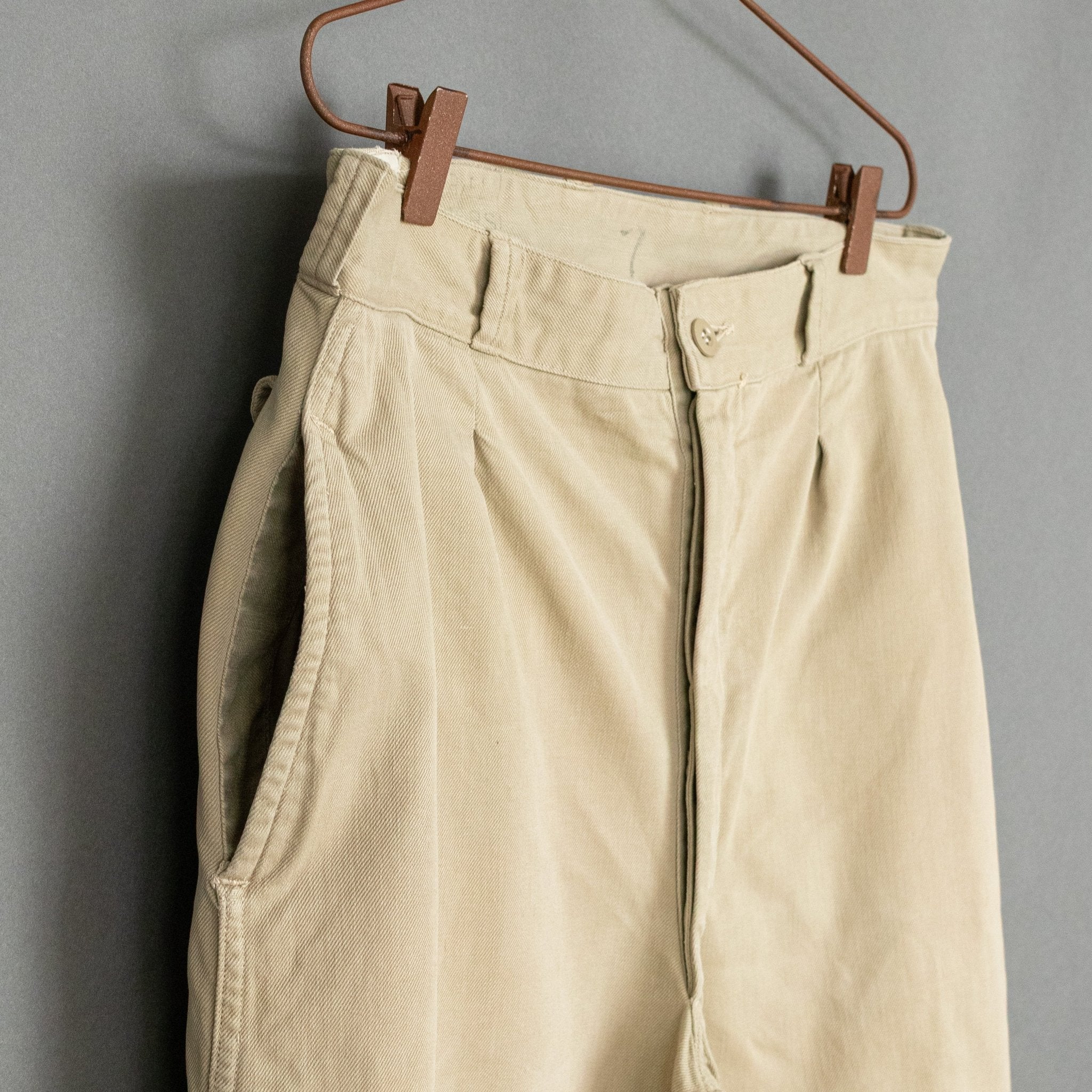 Vintage '50s Vintage French Army M52 Chino Pants