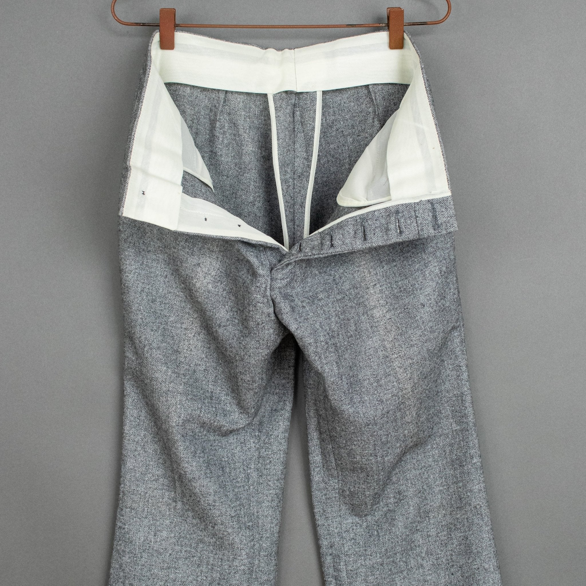 Vintage [~60s] EXPOSED BUTTONS HBT PANTS