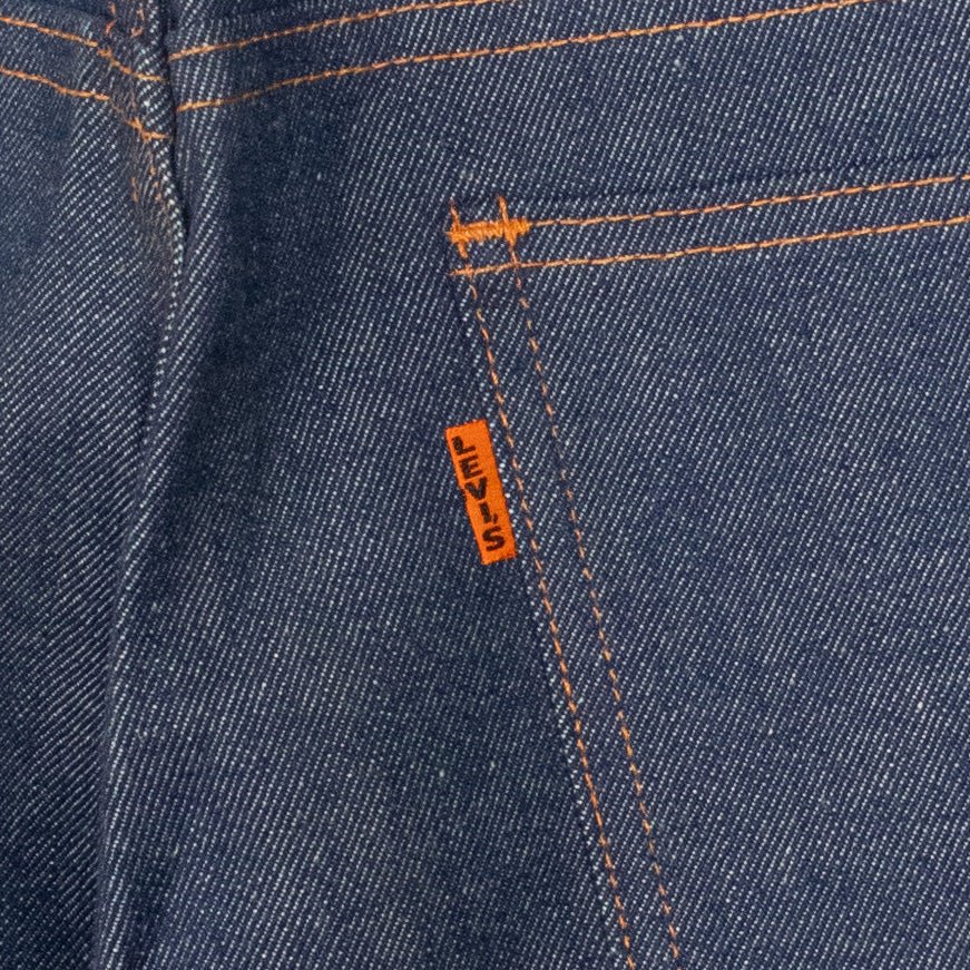 Vintage '60s Vintage Levi's Big E Orange Tab 611 Rigid Denim Flares