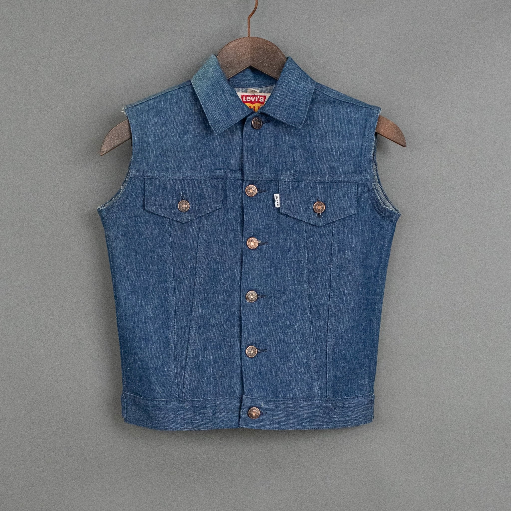 Vintage '60s Vintage Levi's Big E Sleeveless Type III Trucker Jacket