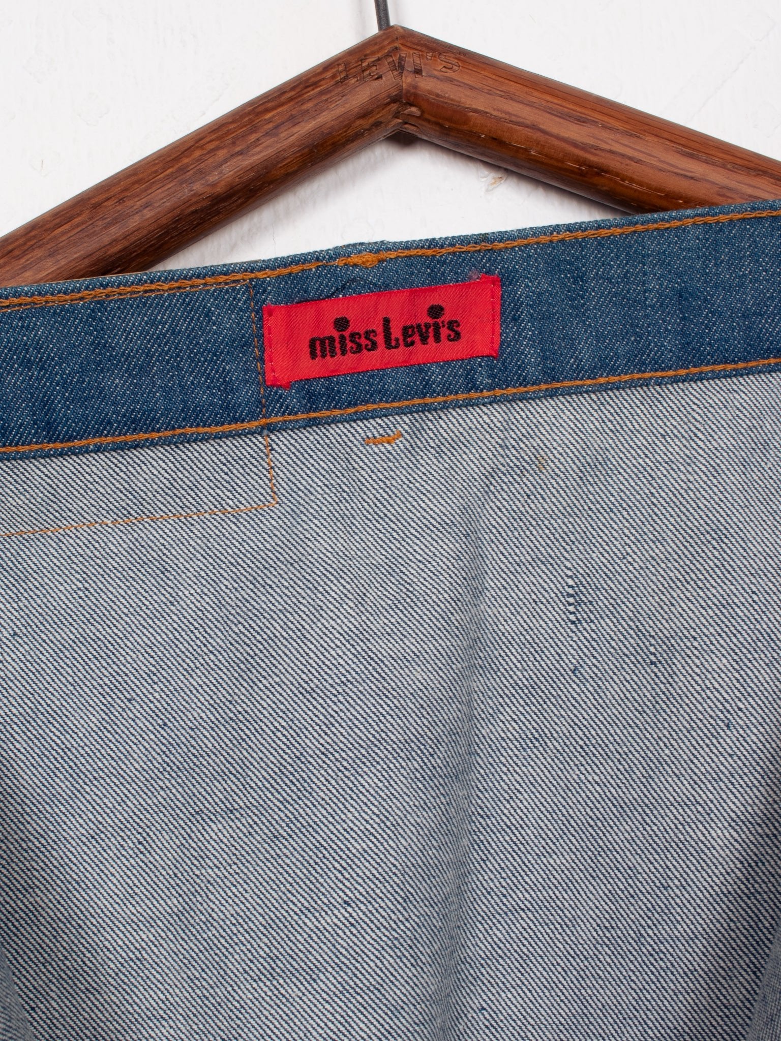 vintage 60s Levi's A-Line Denim Skirt