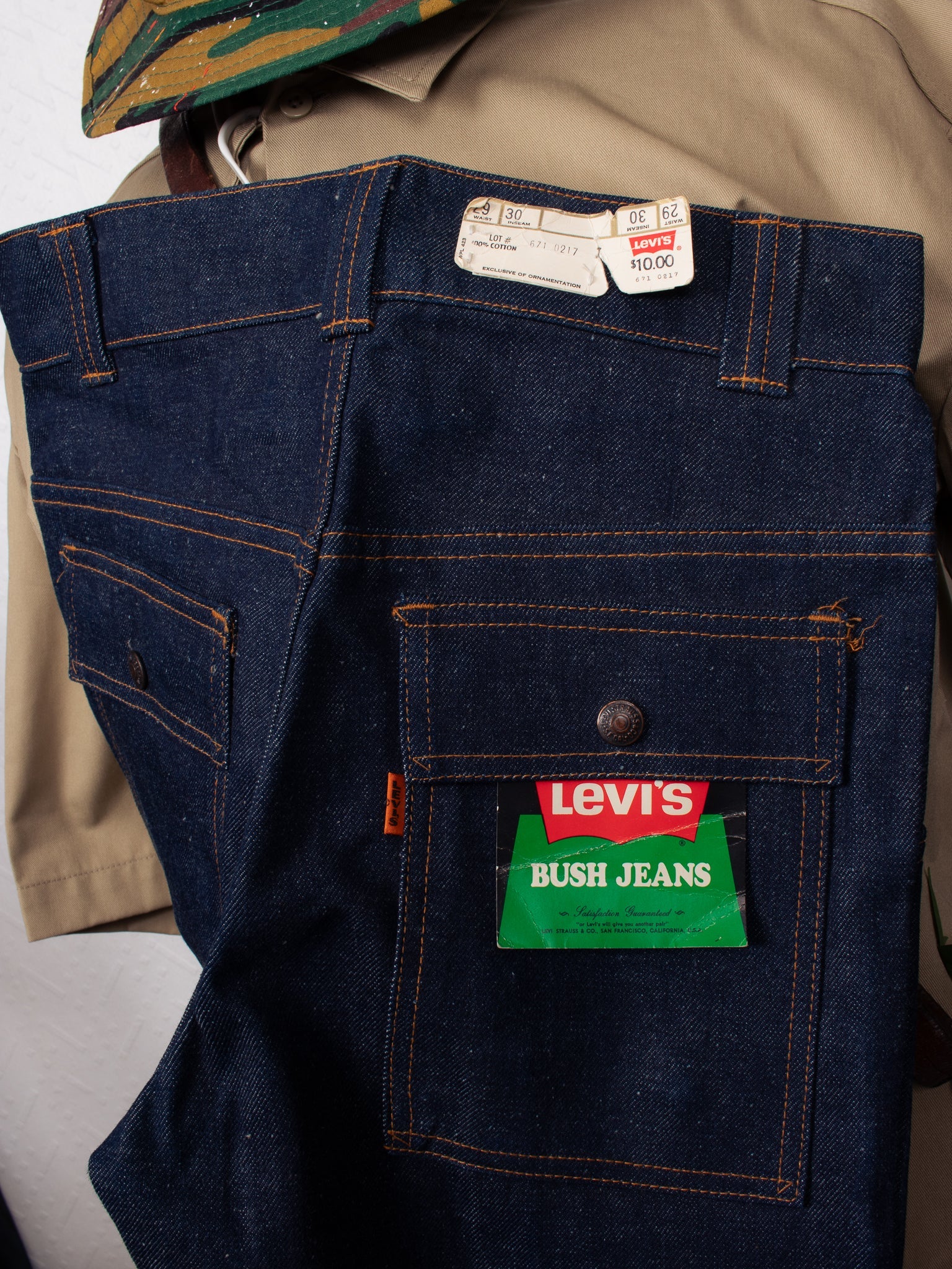 vintage 60s Levi's Bush jeans