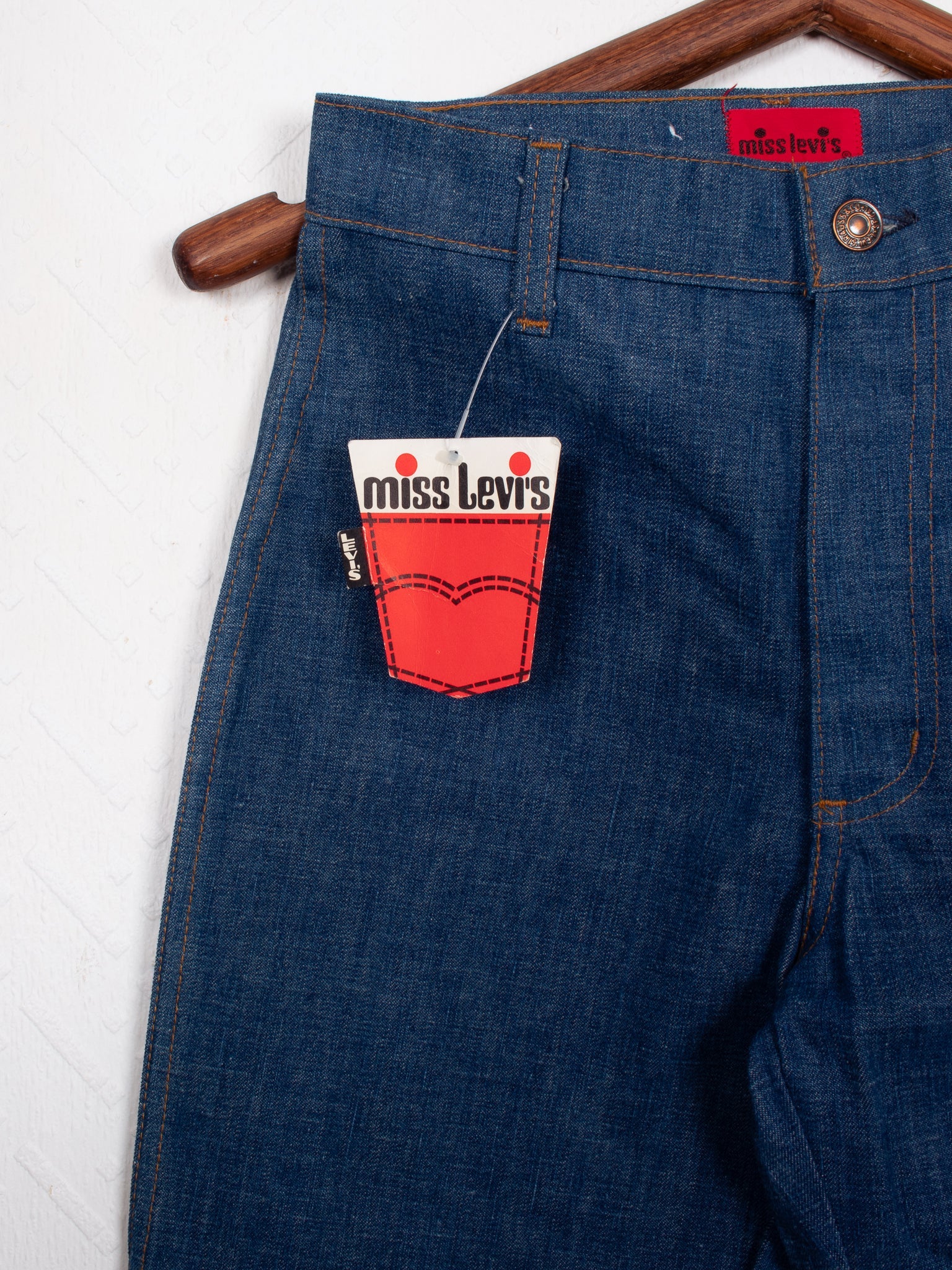 vintage 60s Miss Levi's Soft Brushed Denim Flares