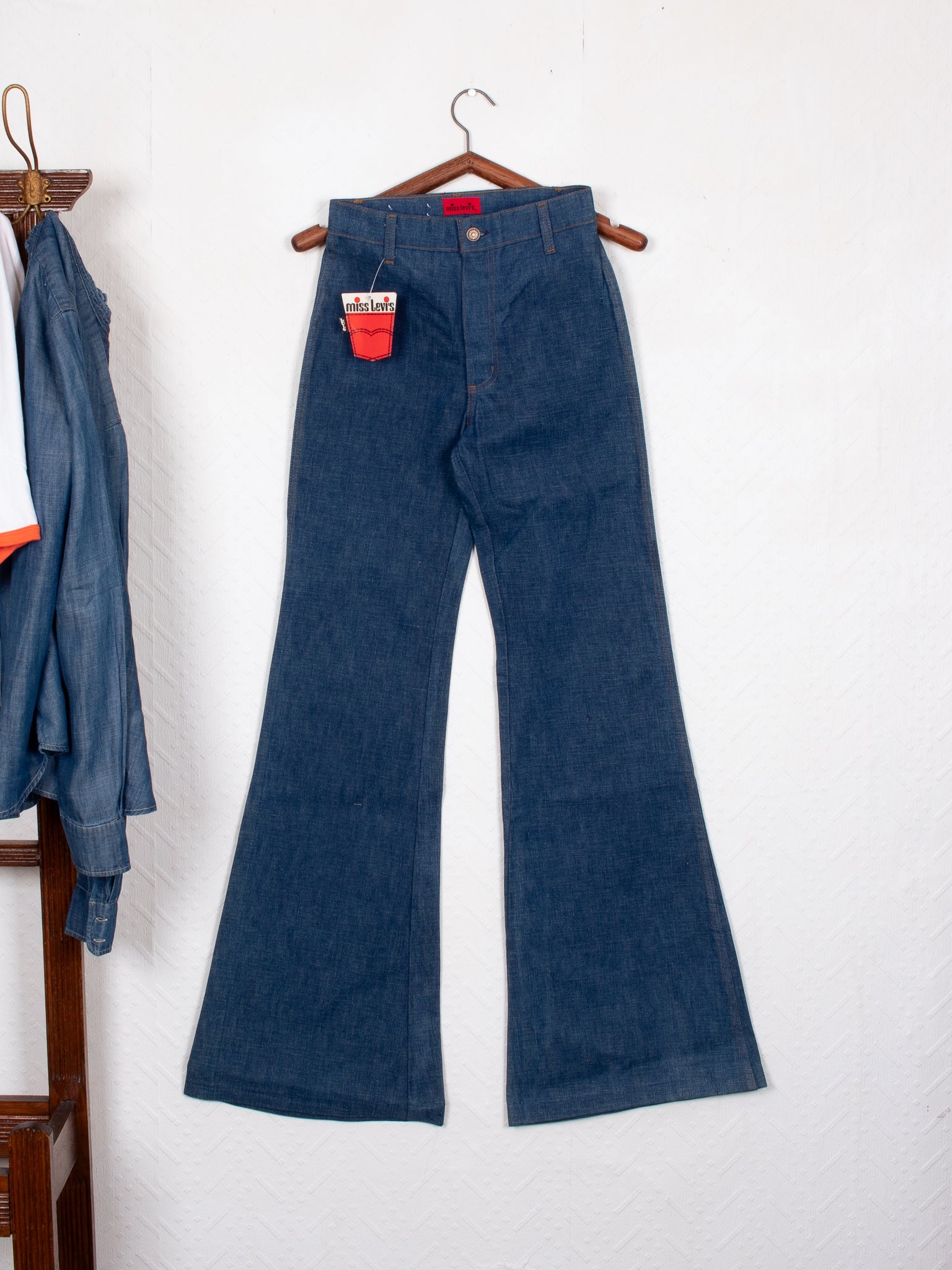 vintage 60s Miss Levi's Soft Brushed Denim Flares