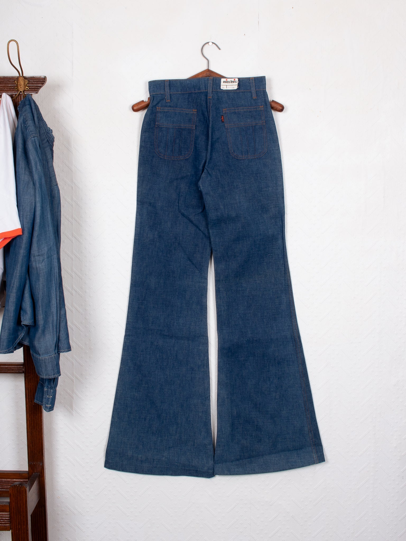 vintage 60s Miss Levi's Soft Brushed Denim Flares